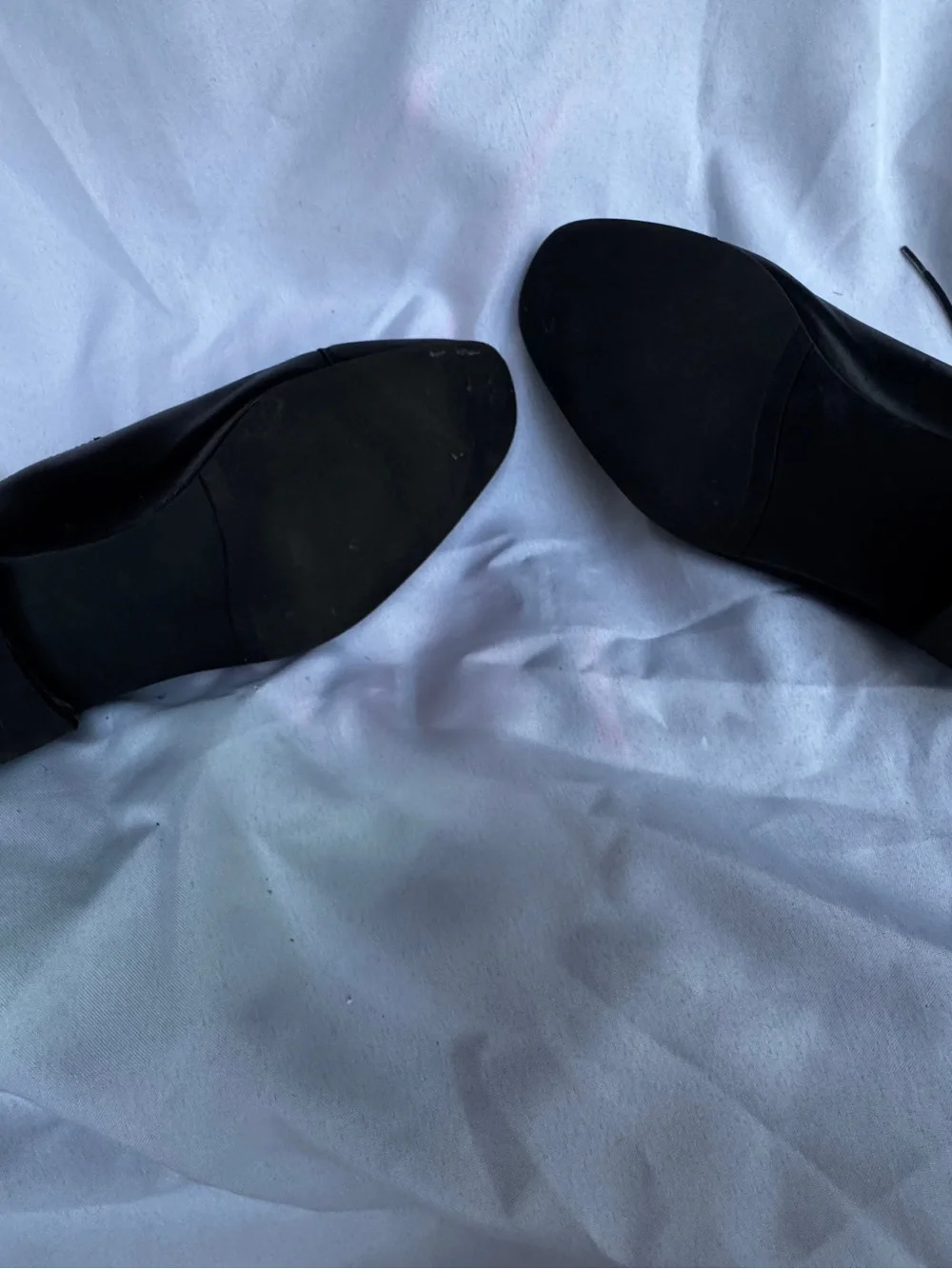 INC International Concepts Men’s Black Leather Cap-Toe Oxfords Mens size 10.5